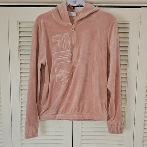 Fila Women's Pink Hoodie Sweater